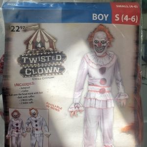 Child's Twisted Clown Costume